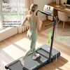 image:imageAKLUER Walking Pad Treadmill with 12 Auto Incline Adjustable HandlebarBlack