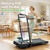 image:imageAKLUER Walking Pad Treadmill with 12 Auto Incline Adjustable HandlebarBlack