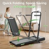 image:imageAKLUER Walking Pad Treadmill with 12 Auto Incline Adjustable HandlebarBlack