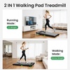 image:imageAKLUER Walking Pad Treadmill with 12 Auto Incline Adjustable HandlebarMatte Black