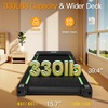 image:imageAKLUER Walking Pad Treadmill with 12 Auto Incline Adjustable Handlebardeep black