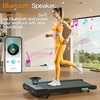 image:imageAKLUER Walking Pad Treadmill with 12 Auto Incline Adjustable Handlebardeep black
