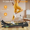 image:imageAKLUER Walking Pad Treadmill with 12 Auto Incline Adjustable Handlebardeep black
